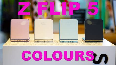 Samsung Galaxy Z Flip 5 Colours - YouTube