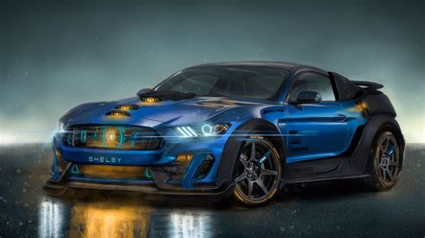 Desktop Wallpaper Ford Mustang Shelby Gt350, Sports Car, 4k, Hd Image, Picture, Background, 70d354