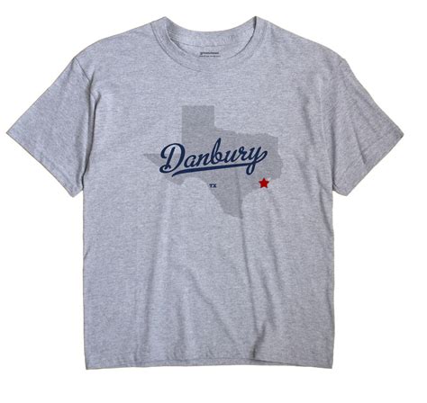 Map of Danbury, TX, Texas