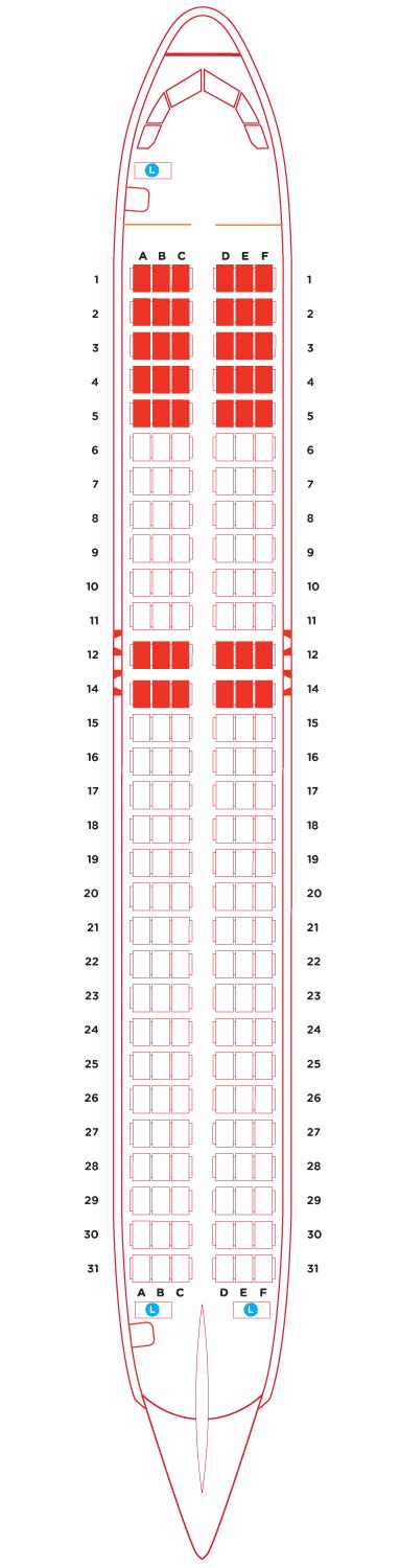 Airbus A330 Seat Map Air Asia | Elcho Table