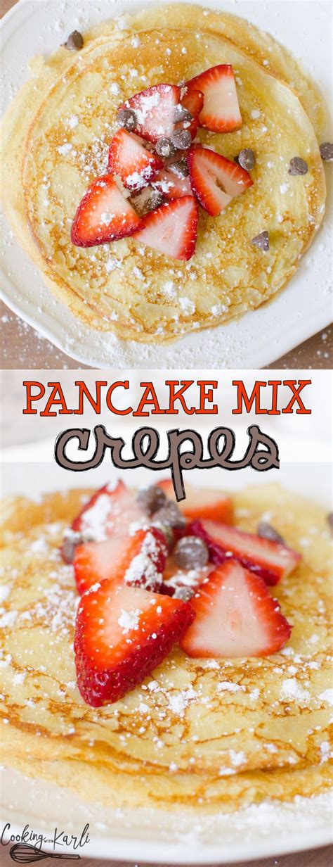 Easy Pancake Mix Crepes - Cooking With Karli