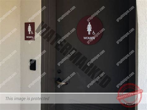 ADA Braille Restroom & Bathroom Signs in Orange County - GraphiSigns