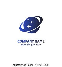 Space Logo Design Template Stock Vector (Royalty Free) 1180640650