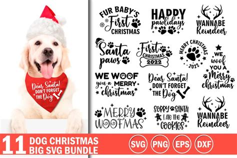 Christmas Dog Bandana Designs Christmas SVG And Cut Files For Crafters ...