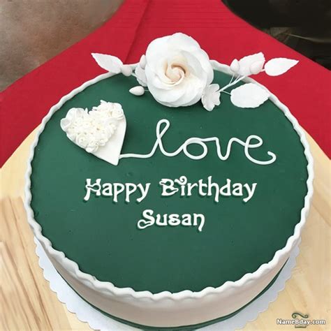 Happy Birthday Susan Images of Cakes, Cards, Wishes