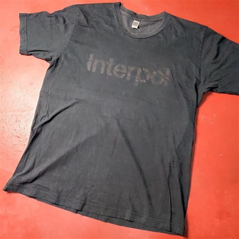 interpol band shirt, Men's Fashion, Tops & Sets, Tshirts & Polo Shirts on Carousell