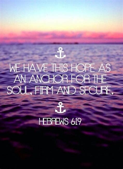 Hebrews 6:19 | God's word | Pinterest