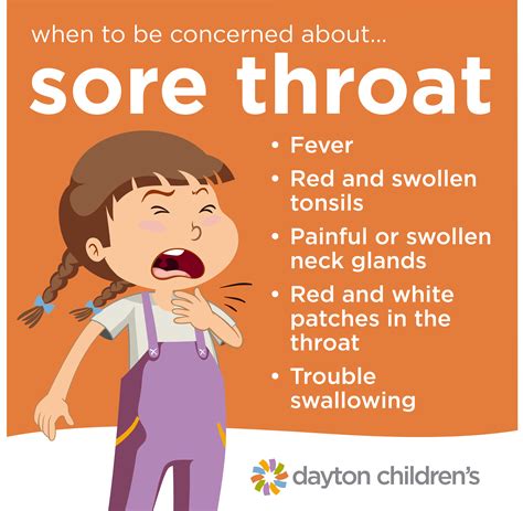 when to be concerned about a sore throat