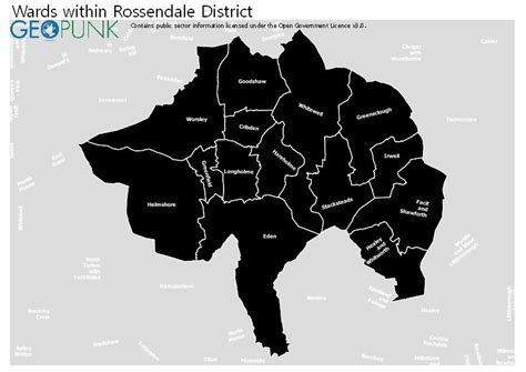 Map and Details for Rossendale Local Authority