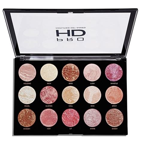 Makeup Revolution Pro HD Highlighter Palette 37,5 gr. - Get Baked