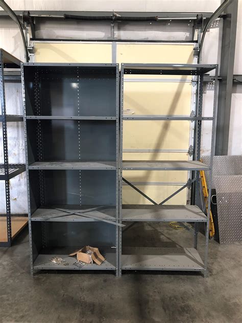 Used Industrial Metal & Steel Warehouse Shelving for Sale