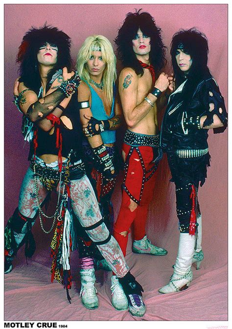 Motley Crue Full Colour 1984 33 X 23 Inches Approx Rare Uk - Etsy