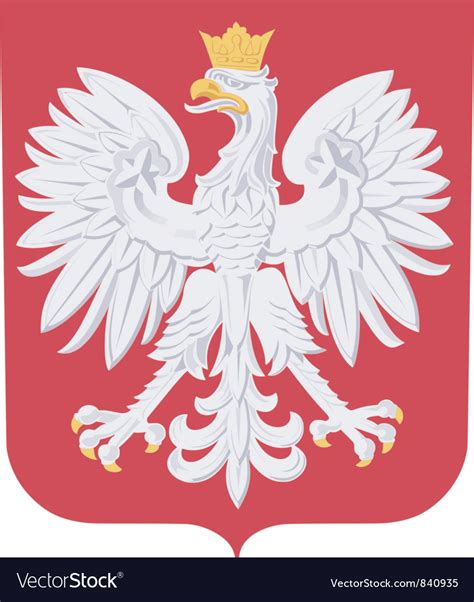 Coat of arms of poland Royalty Free Vector Image