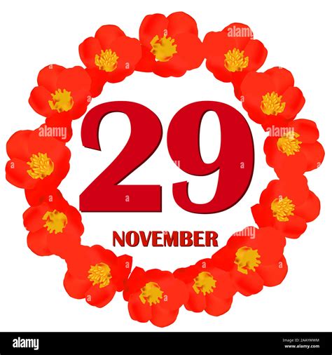 November 29 icon. For planning important day. Banner for holidays and ...