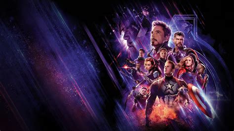 the avengers movie poster is shown in purple and black colors, as well as an image of