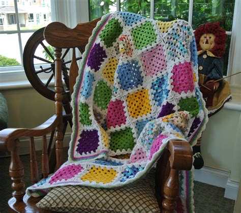 Granny Square Afghan Crochet Pattern PDF DOWNLOAD ONLY Crochet Afghan ...