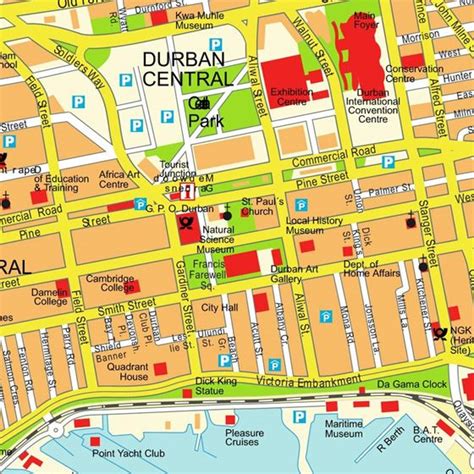 Large Durban Maps for Free Download and Print | High-Resolution and ...