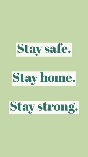 "Stay Home, Stay Safe" Quote Posters & Images | Adobe Spark