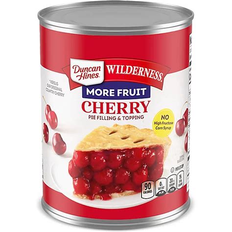 Duncan Hines Wilderness Cherry Pie Filling & Topping - 21 Oz - albertsons