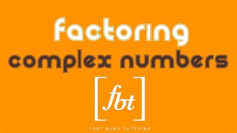 Factoring Imaginary Numbers Worksheet - FactorWorksheets.com