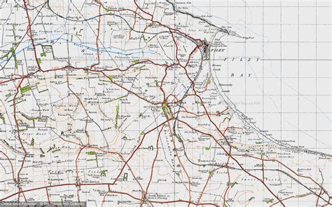 Historic Ordnance Survey Map of Hunmanby, 1947