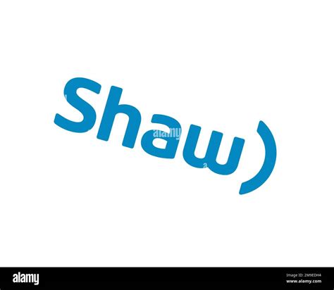 Shaw Communications, rotated logo, white background B Stock Photo - Alamy