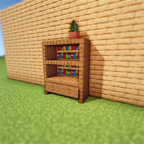 bookshelf . . Tags:… - # | Minecraft furniture, Minecraft houses ...