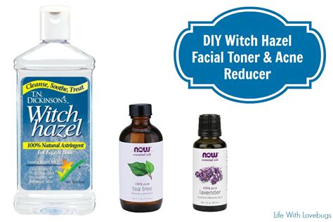 DIY Witch Hazel Facial Toner & Acne Reducer - Life With Lovebugs