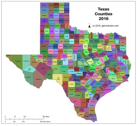 map of texas counties – Printable Maps Online