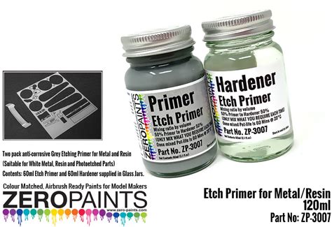 Etch Primer for Metal/Resin 100ml | ZP-3007 | Zero Paints