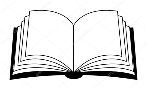 Image Gallery of Open Book Silhouette Vector | Открытая книга, Иллюстрации, Книги