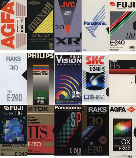 Blank VHS Cassette Packaging Design Trends: A Lost Art - Flashbak