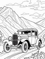 45 Car Coloring Pages For Adults And Kids  Our Mindful Life sketch template