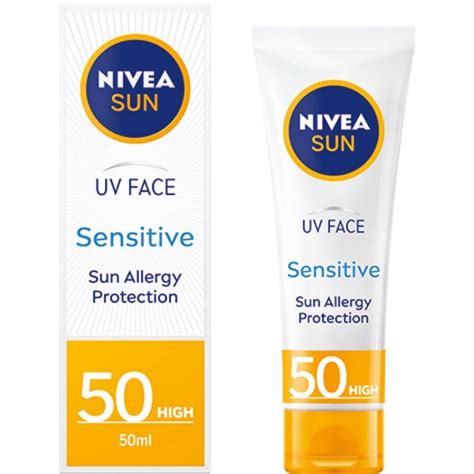 Nivea High Protection Sun UV Face Sensitive Sun Allergy Protection Sun ...