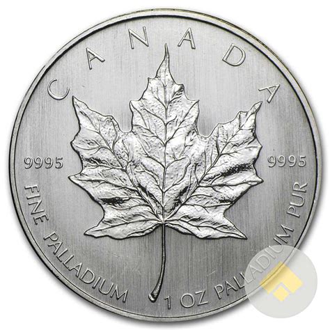 1 oz Palladium Maple Leaf Coin