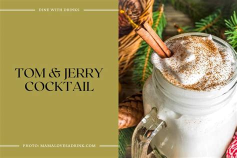 5 Tom and Jerry Cocktails that are Purrfect for Any Occasion! | DineWithDrinks