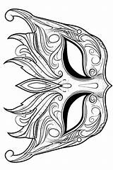 39 Venetian Mask Free Coloring Pages  Masquerade sketch template
