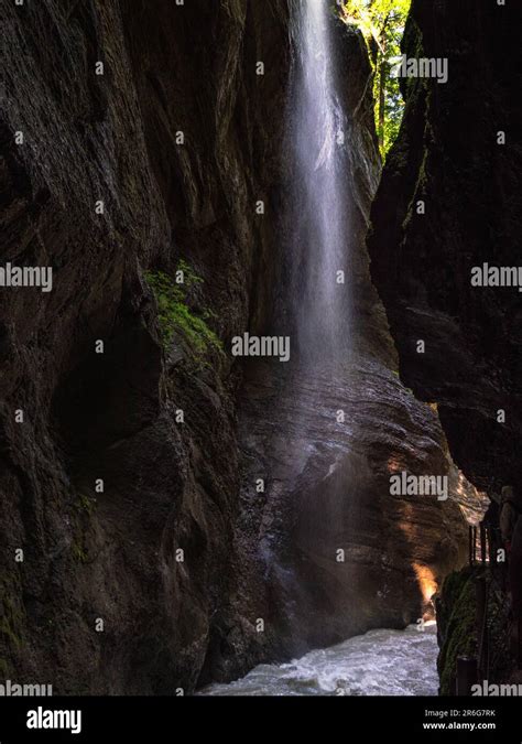 Garmisch Partenkirchen Waterfalls (Germany) weekend hiking Stock Photo ...