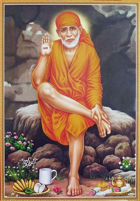 Buy Shirdi Sai Baba Poster | Sai baba hd wallpaper, Sai baba, Sai baba ...