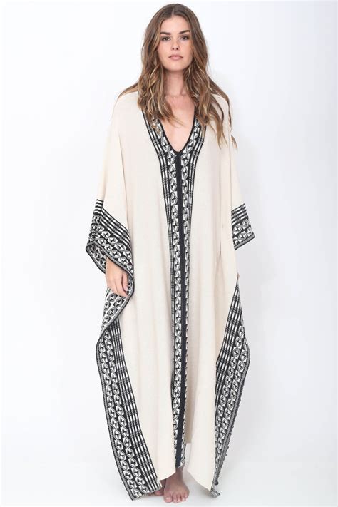 Goddis Torrin Caftan in Salt & Pepper | Kaftan pattern, Fashion, Kaftan ...