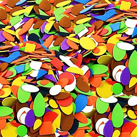 Craft Foam Shapes Assorted Colours 200 Pieces - Etsy