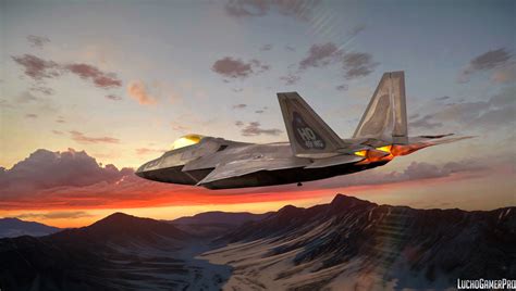 F-22 Raptor flying over Bandar Desert by LuchoGamerPro on DeviantArt