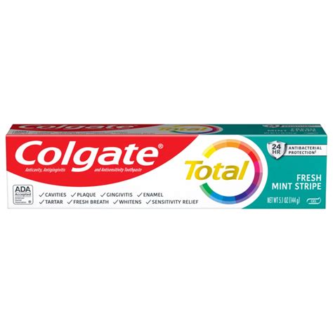 Colgate Total Gel Toothpaste - Fresh Mint - Shop Toothpaste at H-E-B