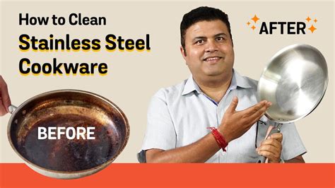 Stainless steel cleaning tips and tricks | Learn how to clean stainless steel and triply pan ...