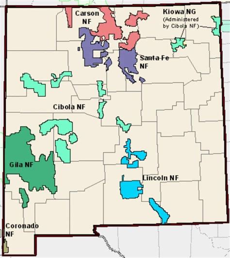 New Mexico Dispersed Camping: The Complete Guide in 2022 | Forest map ...