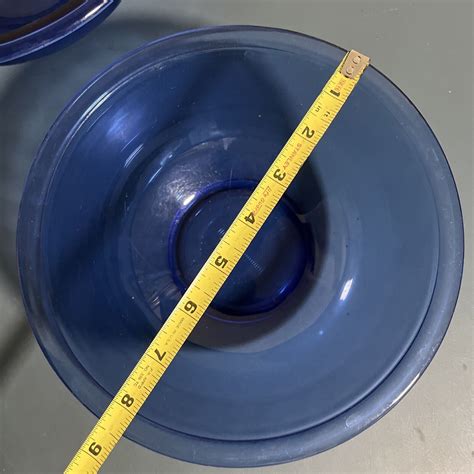 Vtg PYREX Mixing Bowls Cobalt Blue Glass Nesting Bowls 322 323 325 USA | eBay