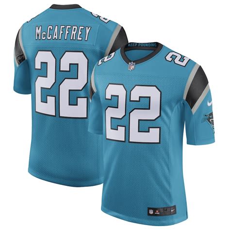 Nike Christian McCaffrey Carolina Panthers Blue Classic Limited Player ...