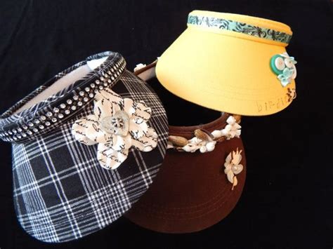 Custom Golf Visors Golf Supplies Golf Visors Golf Hats Womens Embellished Golf Visors Golf Sun ...