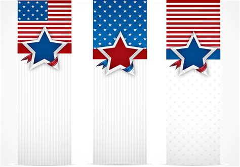 USA Banner Vector Pack 57119 Vector Art at Vecteezy