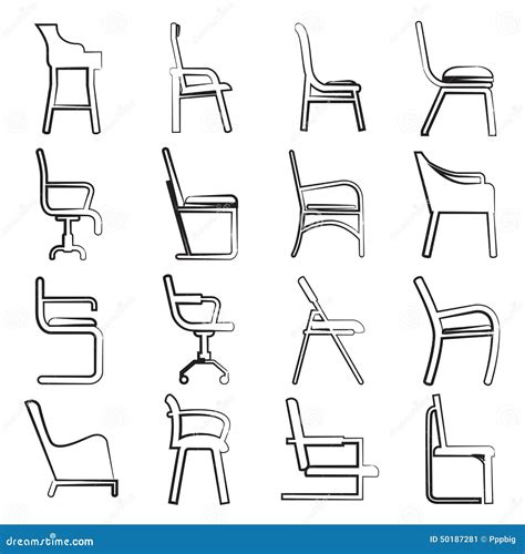 Sketch Chair Icons Royalty-Free Stock Photography | CartoonDealer.com ...